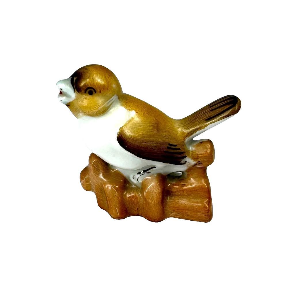 Sparrow Small‎ Bird Figurine Porcelain Occupied Japan VTG MCM